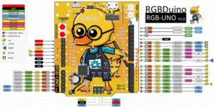 Arduino UNO microUSB RGBDuino Duck