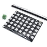 Arduino UNO RGB 8x5 WS2812B LED shield