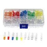 LED diode SET 200kosov 5mm PVC škatla