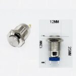 Stikalo KOVINSKO 12mm - visoka glava