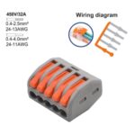 WAGO konektor hitri 1x5 3 kosi