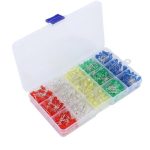 LED diode SET 500kosov 5mm PVC škatla