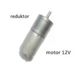 Motor mini univerzalni 12V fi25mm z reduktorjem