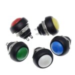 Tipka okrogla vgradna 12mm