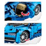 MJI Bugatti Chiron MOC 1-14 1355pcs moving parts
