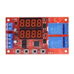 Relejni modul časovnik tipke 5V dvokanalni