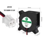 Ventilator 40x40x20mm turbo 12V
