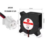 Ventilator 40x40x20mm turbo 24V