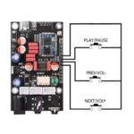 Modul Qualcomm QCC5125 + PCM5102A Bluetooth 5.1 Audio tipke