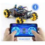 KOMPLET 4WD Mecanum Robotsko vozilo UNO R3 Lafvin remote