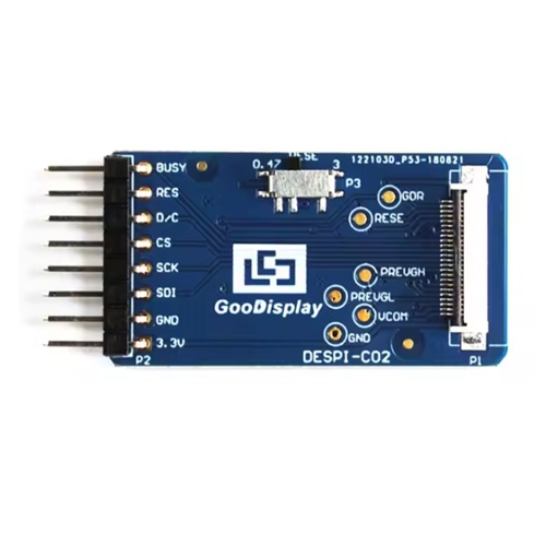 Modul za povezavo E‑Ink HAT z e‑papirnim zaslonom DESPI‑C02 Modul za povezavo E‑Ink HAT z e‑papirnim zaslonom DESPI‑C02