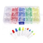 LED diode SET 500kosov 5mm 3mm PVC škatla