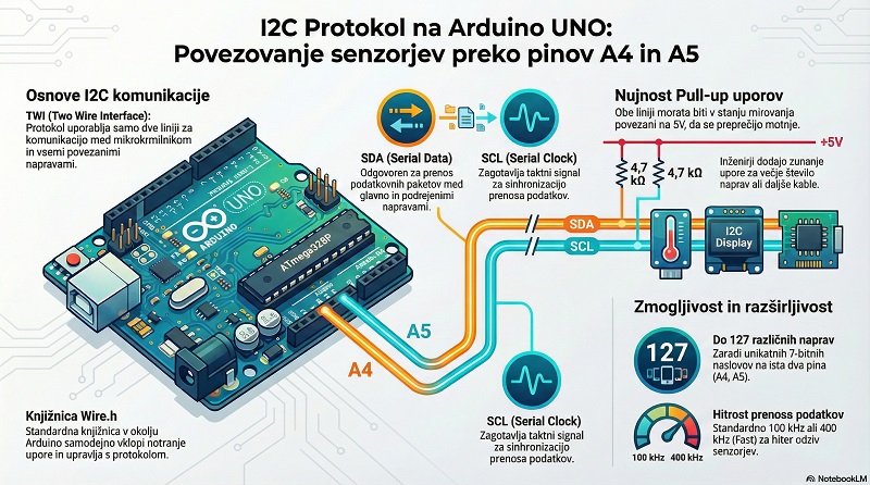 I2C komunikacija na mikrokrmilniku