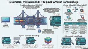 Vloga sekundarnega mikrokrmilnika pri komunikaciji