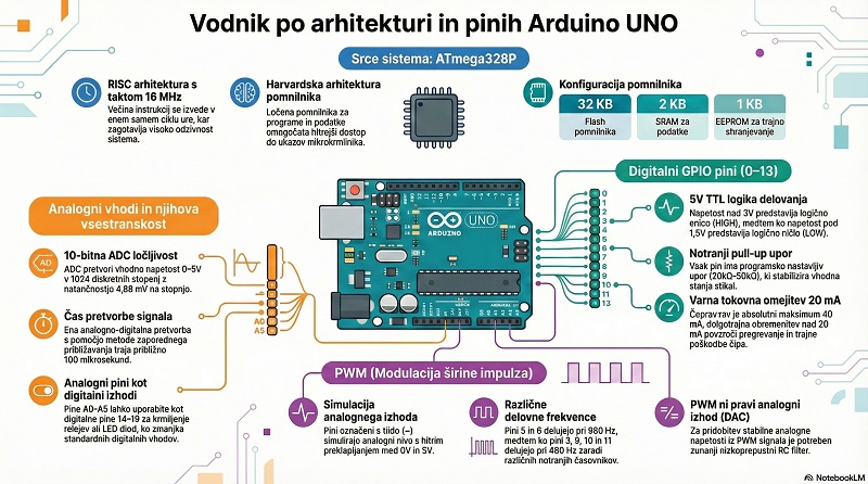 Vodnik po arhitekturi mikrokrmilnika UNO