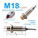 Induktivno stikalo M18 PNP DC 6-36V 4 žile