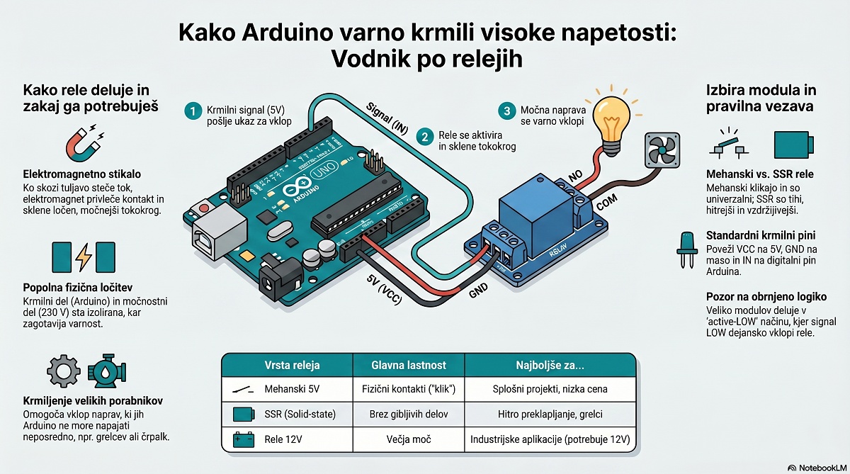 Kako Arduino varno krmili visoke napetosti Kako Arduino varno krmili visoke napetosti