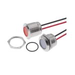 LED 16mm v kovinskem ohišju s kablom 3-48V