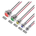 LED 12mm v kovinskem ohišju s kablom